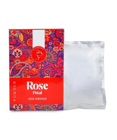 Rose Petal Powder - Skin Lightening Blemish Treatment & Hydrating Face Mask Scrub - 100g for Brightening & Oil Control - Buy Online on GoSupps.com