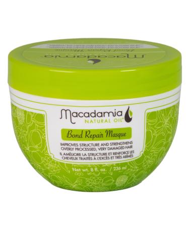 Macadamia Natural Oil Bond Repair Masque 236ml Fermented Aminoacids  Macadamia Oil  Argan Oil  Sunflower Oil Helps Revive and Strengthen Overly Processed  Damaged Hair
