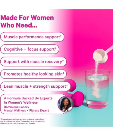 Pink Stork Creatine Monohydrate for Women | Micronized Creatine Powder | 5g Unflavored | Supports Muscles Energy Cognitive Function | Clean Alternative to Pills or Gummies | 30 Servings - Buy Online on GoSupps.com