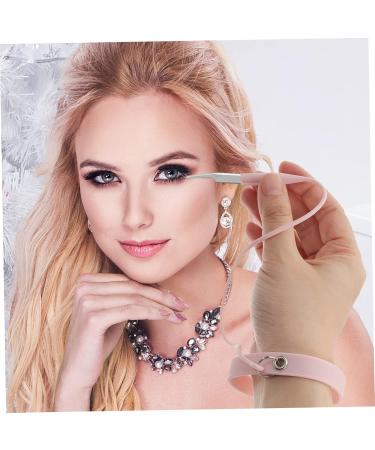 minkissy Tweezers Silicone Bracelet Tweezers Protector for Lashes Lash Applicator Tool Fiber Tip Tweezers Wristband Lash Tweezer Wristband Lash Tools Eyelash Miss Extend Silica Gel Pink 35x6cm Pink - Buy Online on GoSupps.com