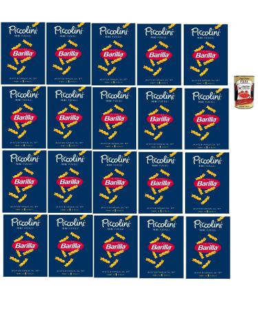 Italian Gourmet Barilla Piccolini Mini Fusilli small spiral noodles for children & quick cooking cooking time 6 minutes from 100 durum wheat semolina ideal for sauces salads and soups 20 x 500 g +
