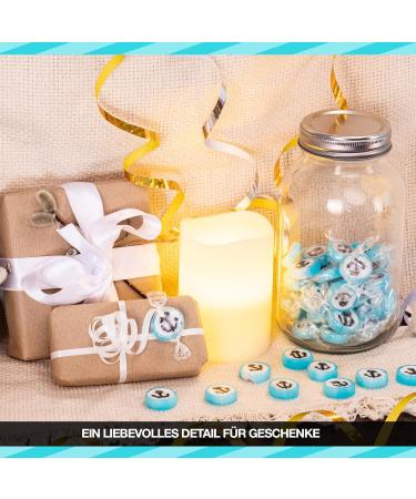 Anchor Candies 500g - Individually Packaged Rock Candy for Weddings Valentine's Day & Special Occasions - Heartbons & Happiness Bonbons - Buy Online on GoSupps.com