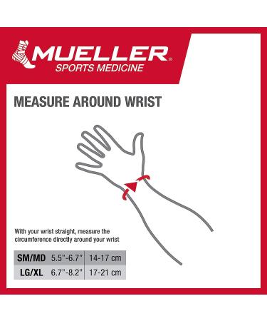 Mueller X-Stay Wrist Stabilizer - Small/Medium - Black | Pack of 1 - Buy Online on GoSupps.com