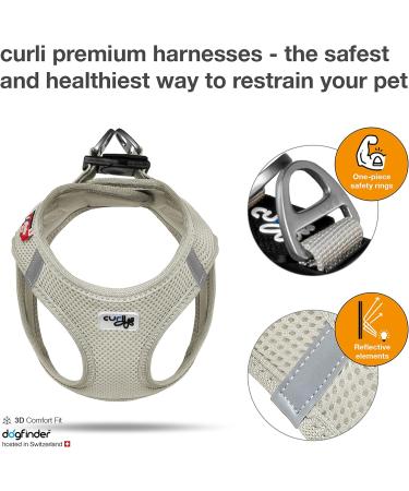 Buy XS Gray Air-Mesh Vest Harness - Durable Lightweight & Comfortable | International Shipping Available - Buy Online on GoSupps.com