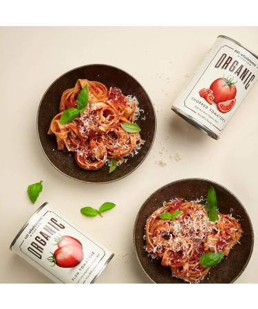 Buy Eat Wholesome Organic Peeled Tomato Pieces - 400g (Pack of 12) | Premium Chopped Tomatoes for Cooking | International Shipping Available - Buy Online on GoSupps.com