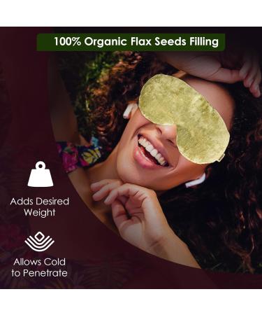 Heated Eye Mask for Dry Eyes & Migraine Relief | Cooling Yoga Sleep Mask | Kozi Eye Pillow for Relaxation & Meditation - Perfect Gift for Women - Buy Online on GoSupps.com