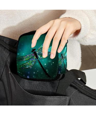 Cartoon Green Animal Period Bag | Sanitary Napkin & Makeup Storage | Pad Holder 2537 - Buy Online on GoSupps.com