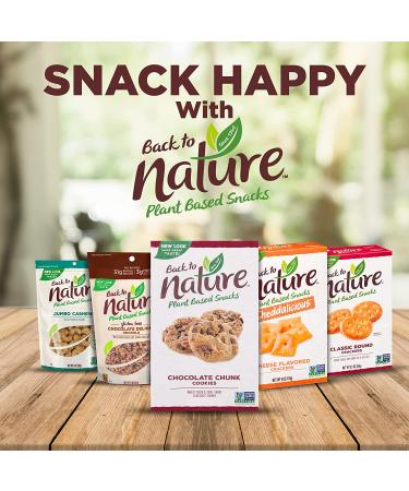 Back to Nature Organic Stoneground Wheat Crackers - 6 Oz | Healthy Snack Option - Buy Online on GoSupps.com