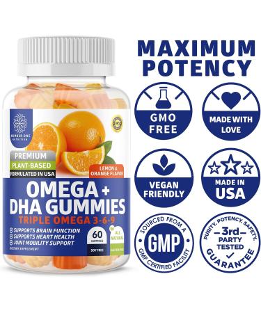 Number One Nutrition N1N Premium Blood Circulation Supplement with 8 Powerful Herbs & Vitamins and Omega 3 6 9 + DHA Gummies 2 Pack Bundle - Buy Online on GoSupps.com