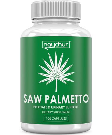 Saw Palmetto Prostate Supplements For Men Women - DHT Blocker Pills Prostate Health Support Mens Health - Saw Palmetto Extract Berries For Bladder Control Frequent Urination Hair Loss - Non GMO Caps 100