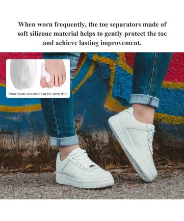 Bunion Cushion Protector Set - 8 Pack Gel Pads & Toe Separator for Foot Pain Relief | Bunion Corrector Treatment for Big Toe Joint Pain - Buy Online on GoSupps.com