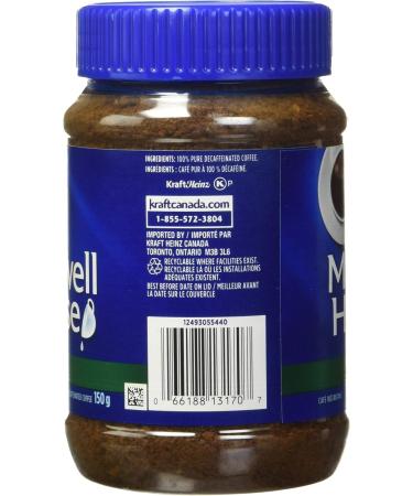 Maxwell House Decaf Instant Coffee 150g (Pack of 12) Decaf 150g (Pack of 12) - Buy Online on GoSupps.com