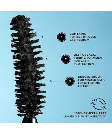 Velour Lashes Pretty Big Deal Mascara with Peptides - 3-in-1 Tubing Mascara, Lash Protector, and Enhancement Serum for Nourished Eyelashes - Buy Online on GoSupps.com