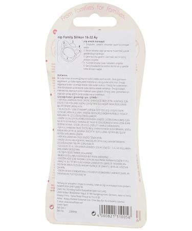 NIP Pacifier Family Girl - Silicone for 16-32 Months | International Shipping Available - Buy Online on GoSupps.com