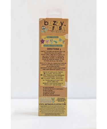 Jack n Jill Buzzy Brush Electric Musical Toothbrush Set - 1 Brush + 1 Sticker Sheet - Buy Online on GoSupps.com