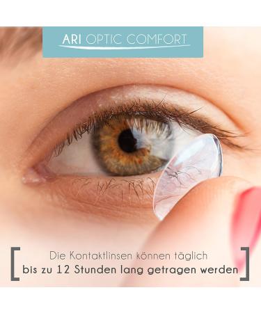 Aricona Monthly Soft Contact Lenses - 6 Pack | BC 8.6mm | Dia 14.2 | -2.0 Diopters for Daily Use - Buy Online on GoSupps.com