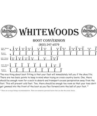 Whitewoods Unisex Adult 301 75mm XC Touring Ski Boots 45 Black/Blue - Buy Online on GoSupps.com