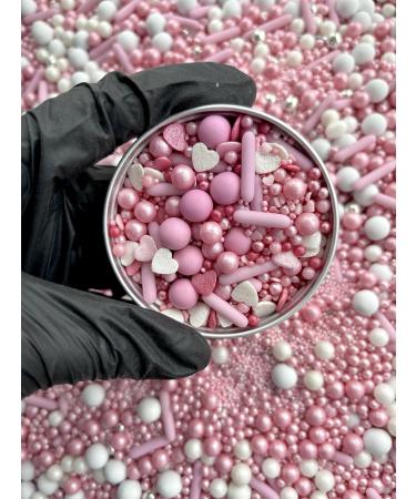 Edible Candy Kiss Sprinkles Luxury Mix 45g Cupcake Cake Decoration Purple Sprinkles Cake Sprinkles Mix Pink Sprinkles Silver Sprinkles - Buy Online on GoSupps.com