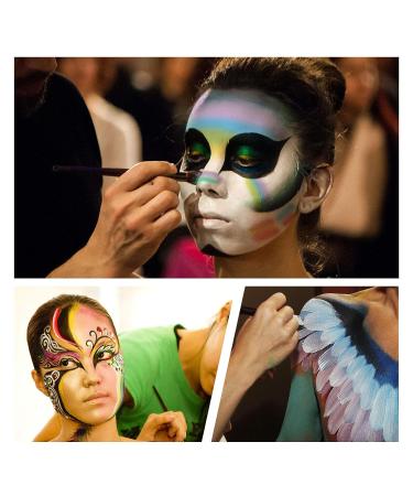 BVENDANO 30g Aqua Blue Face Paint Cake - Professional Water Based Makeup for Adults, Kids, SFX - Buy Online on GoSupps.com