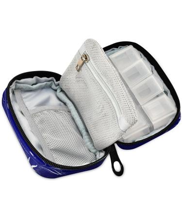 7-Day Axolotl Pill Organizer Case - Funny Travel Pill Box with Zipper | Portable Weekly Vitamin & Supplement Holder - Buy Online on GoSupps.com