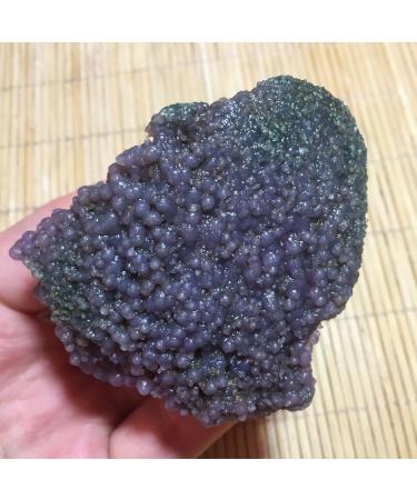 Natural Crystal Rough 160g Natural Grape Agate Chalcedony Crystal Lucky Stone - Buy Online on GoSupps.com