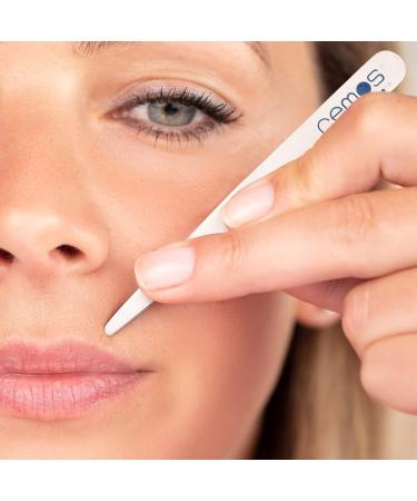 Buy REMOS Stainless Steel Eyebrow Tweezers with Round Tip - 9.5 cm | Precision Grooming Tool for Perfect Brows - International Shipping Available - Buy Online on GoSupps.com