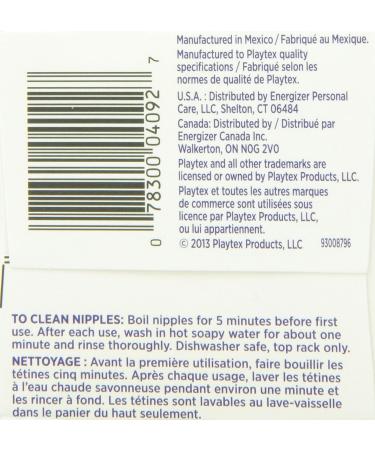 Playtex FullSized Nipple Medium Flow - 2 Pack | Baby Bottle Nipples - Buy Online on GoSupps.com