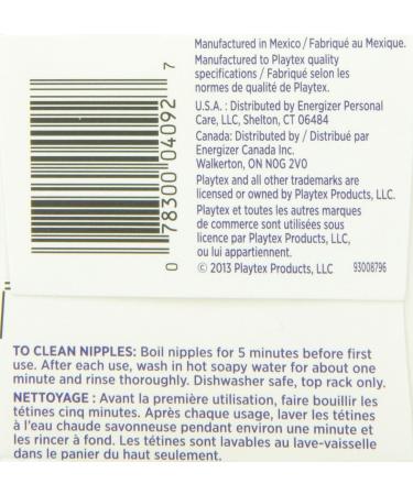 Playtex Full-Sized Nipple Slow Flow - 2 Pack - Best for Baby's Feeding Needs - Buy Online on GoSupps.com