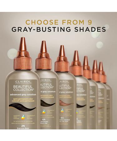 Clairol Professional Beautiful Advanced Gray Solutions Semi-Permanent Hair Color - 1a Midnight Black - Buy Online on GoSupps.com