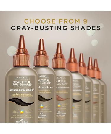 Clairol Professional Beautiful Advanced Gray Solutions Semi-Permanent Hair Color 4a Chai Brown - Buy Online on GoSupps.com