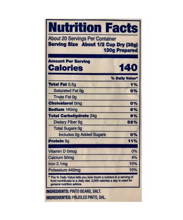Santiago Low Sodium Dehydrated Vegetarian Refried Beans 1.64 lb - Whole Beans Included - Buy Online on GoSupps.com