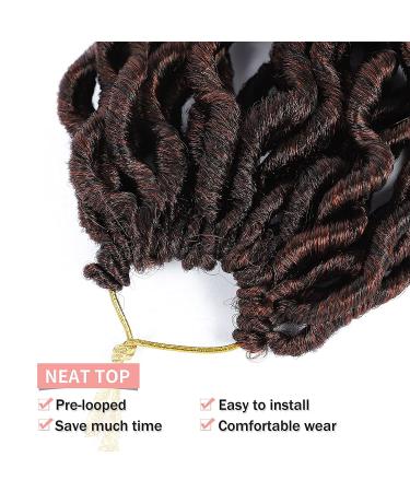 Goddess Locs Crochet Hair 18 River Boho Style Curly Faux Locs - 6 Packs T1B/350 - Buy Online on GoSupps.com
