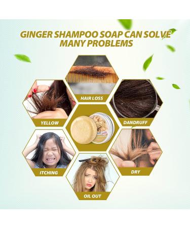3PCS Ginger Hair Growth Shampoo Set - Anti Hair Loss Treatment - Buy Online on GoSupps.com