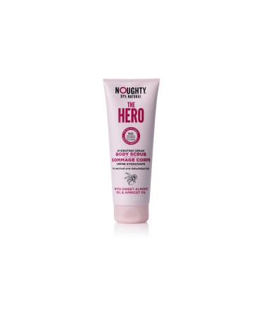 Noughty 97% Natural The Hero Body Scrub For Parched and Dehydrated Skin With Sweet Almond Oil and Apricot Oil 250ml