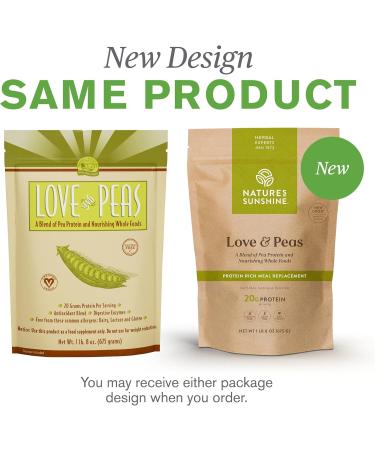 Buy Nature's Sunshine Love and Peas 675g Bag - Healthy Plant-Based Protein | International Shipping Available - Buy Online on GoSupps.com