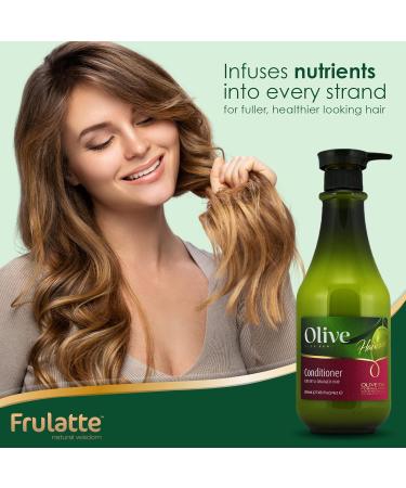 Olive Oil Moisturizing Hair Conditioner with Vitamin E & Shea Butter - Ideal for Dry Damaged Hair | International Shipping Available - Buy Online on GoSupps.com