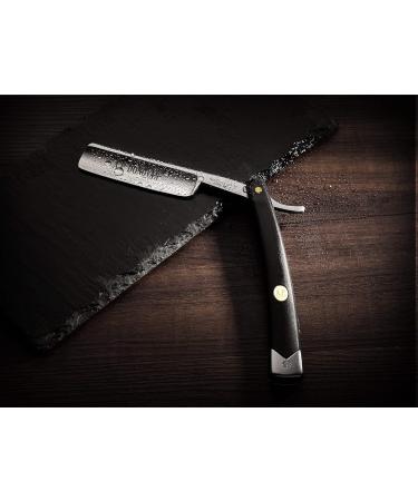 AP Donovan Razor Gift Set - 7/8 Razor Blade Strop Shaving Brush & Black Soap - International Shipping - Buy Online on GoSupps.com