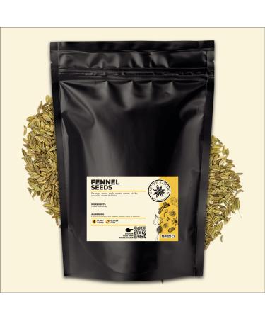 Nature Kitchen Fennel Seeds 500G. Seasoning Spices and Herbs. Gluten-Free and Vegan Everyday Cooking Blends for Marinades Sauces Frying Baking Or Grilling