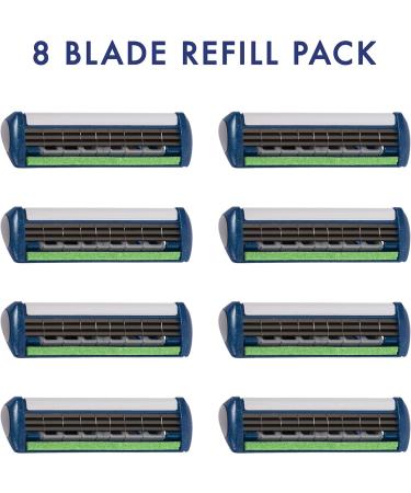 Wilkinson Sword Protector 3 Men's Razor Blade Refills - Pack of 8 - Buy Online on GoSupps.com