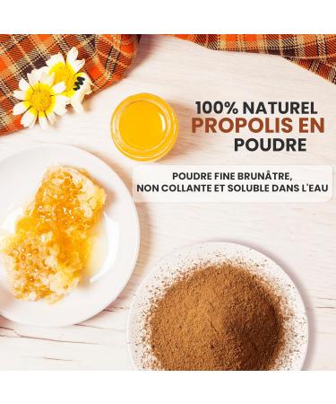 Propol-mel - Soluble Propolis Extract Powder | 100g | 100% Natural | Soluble in Water and Liquids | Natural Propolis | Ideal for Drinks and Recipes - Buy Online on GoSupps.com