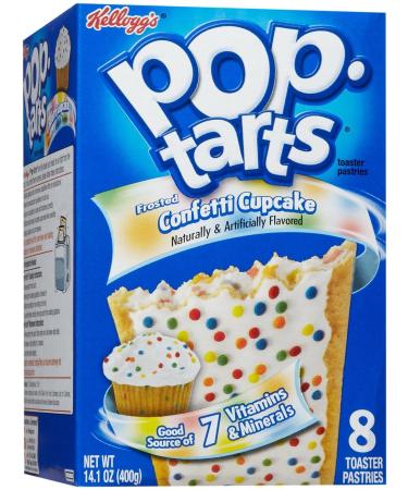 Kellogg's Frosted Confetti Cake 8 Count Pop Tarts - Buy Online on GoSupps.com