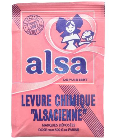 Alsa - French (Cake) Baking Powder 0.39 oz, 8 Count