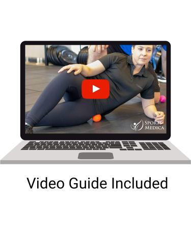 Sports Medica Doctor Developed Lacrosse/Peanut Massage Balls for Trigger Point Therapy and Injury Recovery - Includes Free Mobility Handbook and Video Series - Black Peanut Ball - Buy Online on GoSupps.com