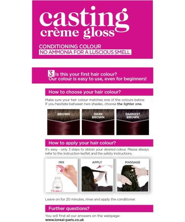 L'Oreal Paris Casting Cr me Gloss Coloring 360 Black Cherry - Pack of 3 - Buy Online on GoSupps.com