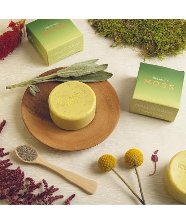 Exfoliating Bars of Soap - Natural Ingredients, Assorted Scents - Icelandic Kelp & Moss, Set of 2, 4 oz Each - Buy Online on GoSupps.com