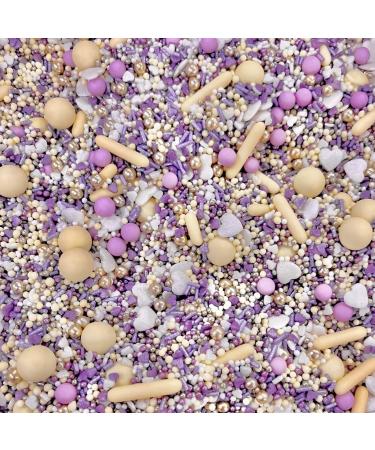 Easter Lilac yellow white purple gold baby shower daisy sprinkles for cupcake cookies cake toppers pearls balls edible 100s and 1000s spring decoration cake cupcake topper DAISY QUEEN - Buy Online on GoSupps.com