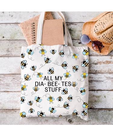 XYANFA Bee Diabetes Bag | Type 1 & Type 2 Diabetic Medical Supply Tote for Organized Storage - Buy Online on GoSupps.com