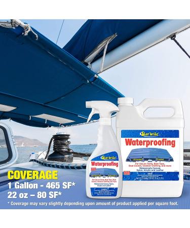 STAR BRITE Waterproofing Spray 128 Oz - Ultimate Protection for Boat Covers, Car Covers, Tents & More - Buy Online on GoSupps.com