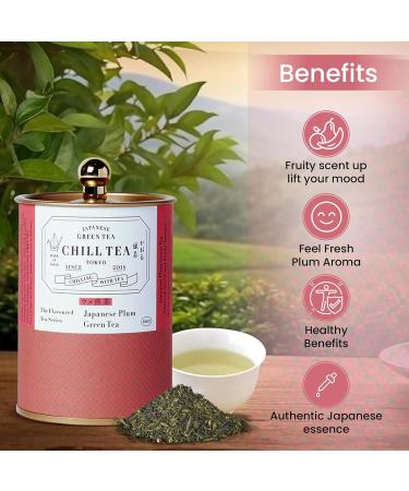  CHILL TEA Tokyo CHILL TEA Tokyo "UME" Plum Green Tea - 100% Japanese Leaf Green Tea - Rich Fruity Flavour (100g) - Buy Online on GoSupps.com