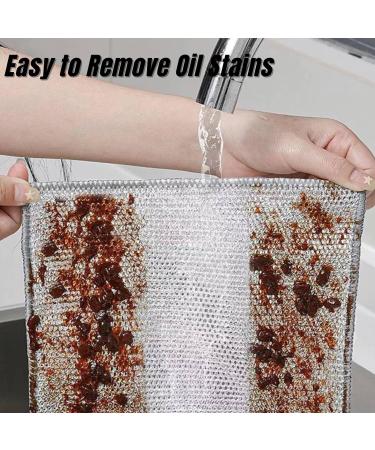 Plushzen Dish Cloths Plushzen Wire Dishcloth Acssart Non-Scratch Wire Dishcloth Voguedex Multipurpose Wire Miracle Cleaning Cloths Multipurpose Wire Dishwashing Rags for Wet and Dry (10pc) - Buy Online on GoSupps.com